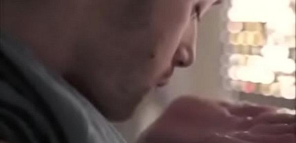  Jerking off and cum eating from mainstream film